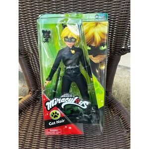 Miraculous Ladybug Friend Cat Noir Posable Doll NEW